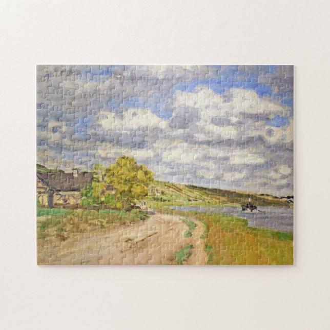Estuary of the Seine Monet Fine Art Pussel (Horisontell)
