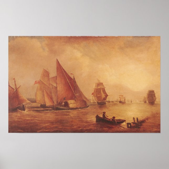 Estuary of the Thames and the Medway Poster (Framsidan)