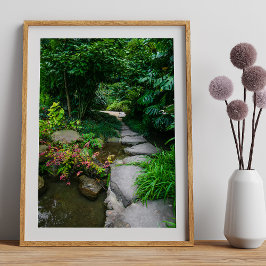 Estufa Fria de Lisboa. Lush Lissabon Greenhouse. Fototryck