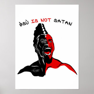 Èsú är inte satan poster