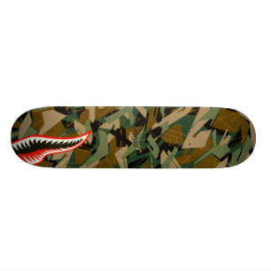 Esvoir Camo markerar hajen Mini Skateboard Bräda 18,7 Cm