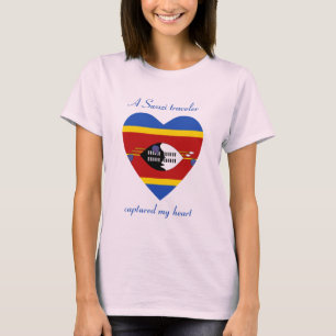 Eswatini Flag Ljus T-Shirt