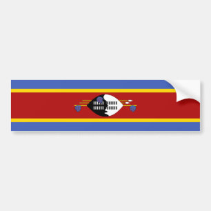 Eswatini flagga bildekal