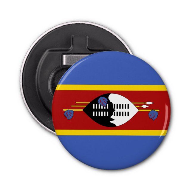 Eswatini Flagga Flasköppnare (Framsidan)