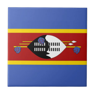 Eswatini flagga kakelplatta