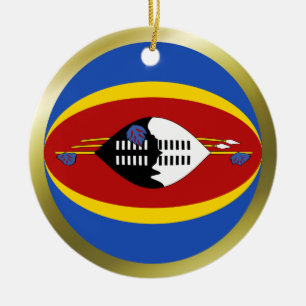 Eswatini-Flagga Ornament