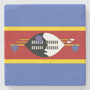 Eswatini flagga stenunderlägg