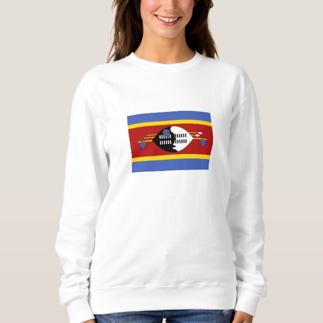 Eswatini Flagga T Shirt (Framsida)
