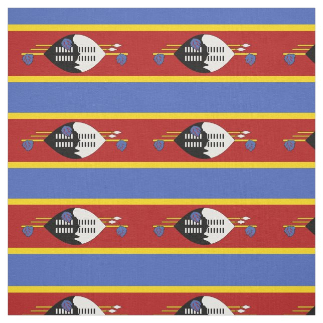 Eswatini-flagga Tyg (Provkarta)