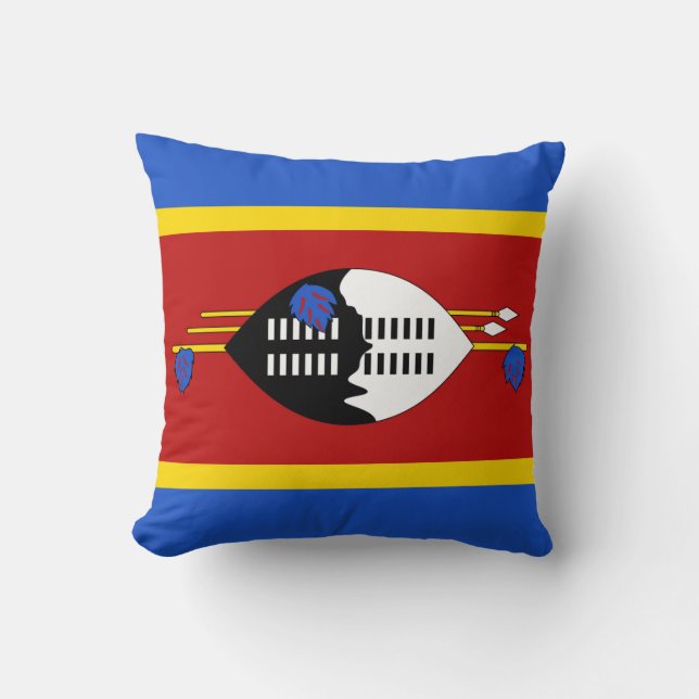 Eswatini Flagga x Flagga Pillow Kudde (Framsida)