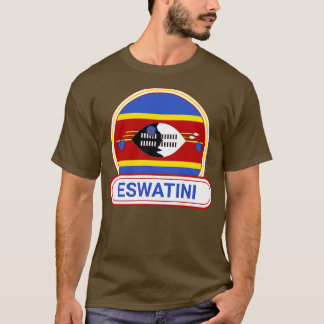 Eswatini Land Badge Eswatini Flagga T Shirt
