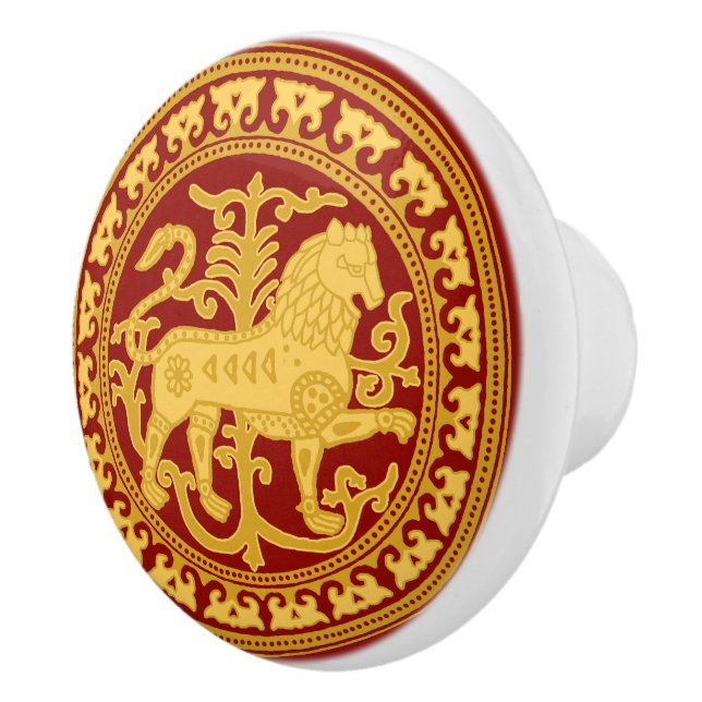 Esztergom Lejon keramisk knopp (Höger)