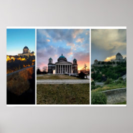Esztergom Nattlig himmel. Affisch