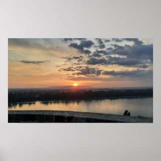 Esztergom Nattlig himmel. Affisch