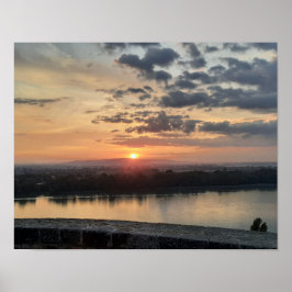 Esztergom Nattlig himmel. Affisch