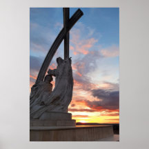 Esztergom Nattlig himmel. Affisch