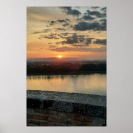 Esztergom Nattlig himmel. Affisch