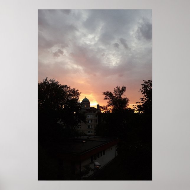 Esztergom Night Himmel. Poster (Framsidan)