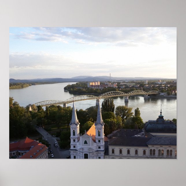 Esztergom Ungern Affisch (Framsidan)