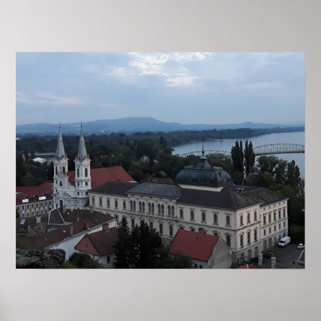 Esztergom Ungern Affisch (Framsidan)