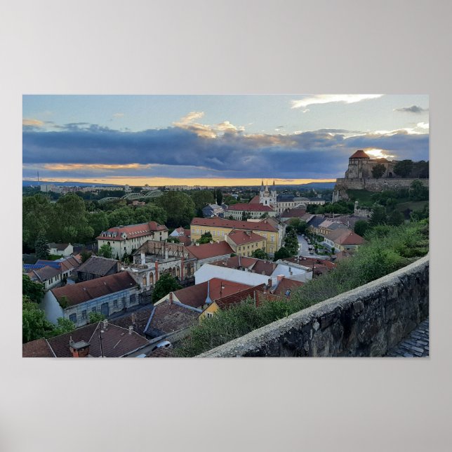 Esztergom Ungern Affisch (Framsidan)