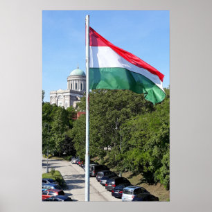 Esztergom Ungern Affisch