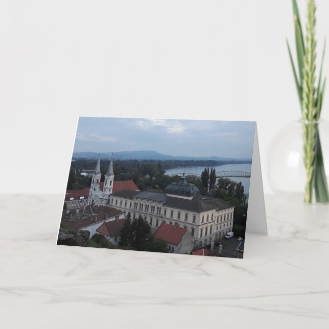 Esztergom Ungern Födelsedagskort Kort (Framsida)