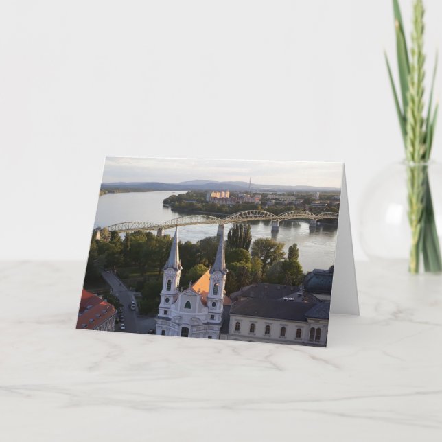 Esztergom Ungern tomt kort (Framsida)