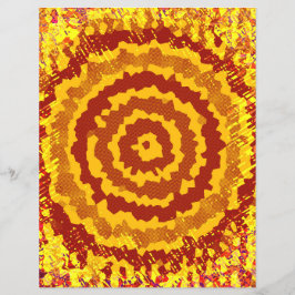 ET Abstrakt Blomma Scrapbookpapper Bulk Sidor Reklamblad