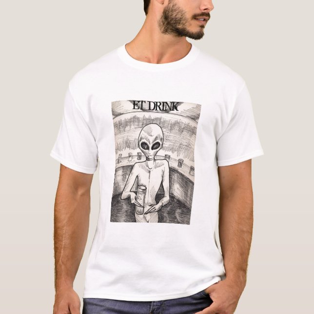 ET drink T-shirt (Framsida)
