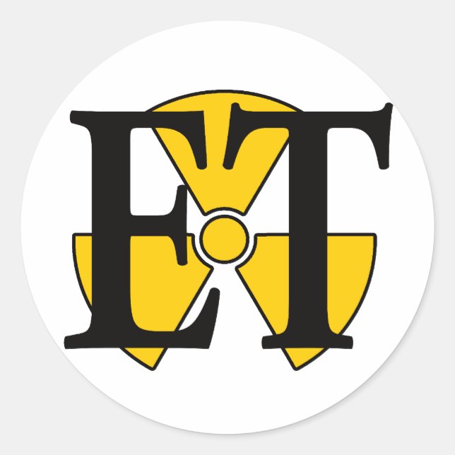 ET- Elektroniktekniker Runt Klistermärke (Framsida)