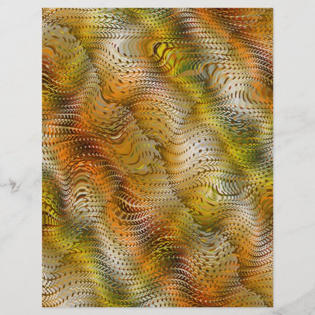 ET Faux Snakeskin Scrapbook Paper Bulk Pages Reklamblad (Framsidan)