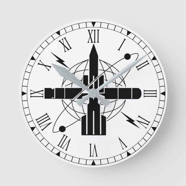 ET Gren badge Rund Klocka (Framsida)