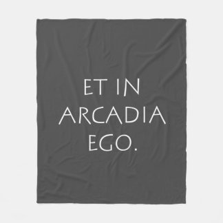 Et i Arcadia ego Fleecefilt