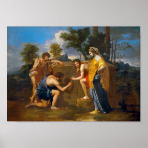 Et i Arcadia ego, Poussin Poster