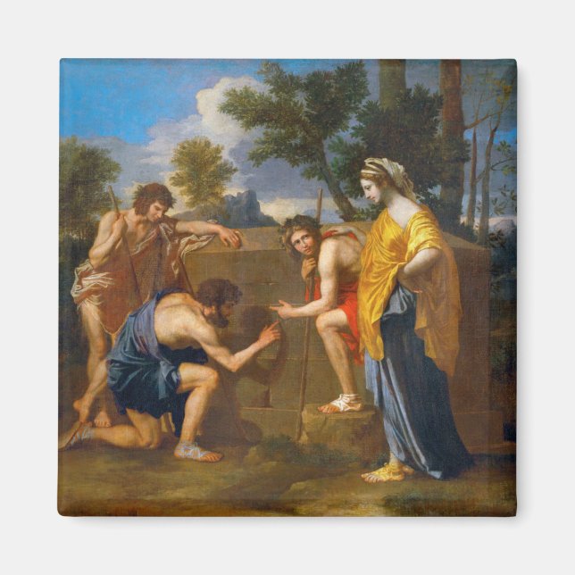 Et in Arcadia ego, Poussin Magnet (Framsidan)