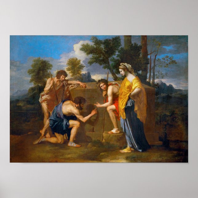 Et in Arcadia ego, Poussin Poster (Framsidan)