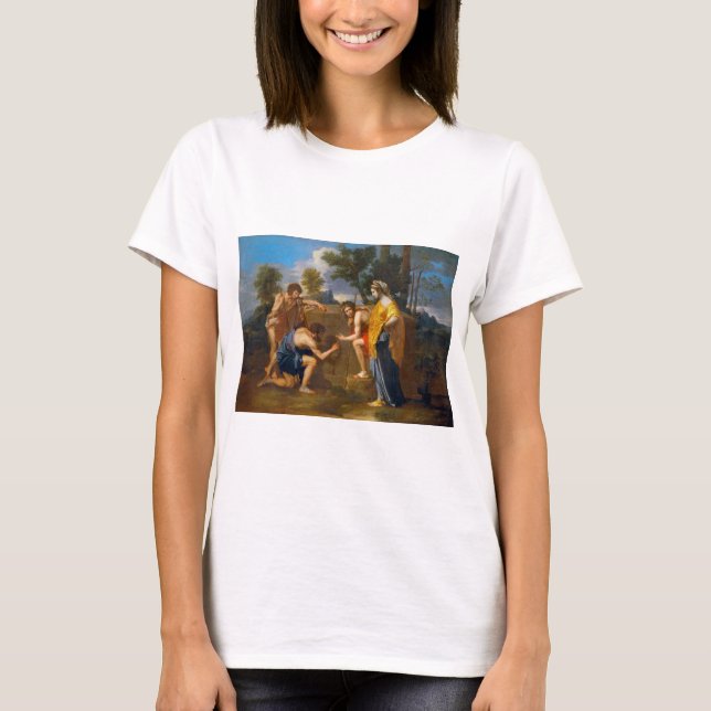 Et in Arcadia ego, Poussin T Shirt (Framsida)