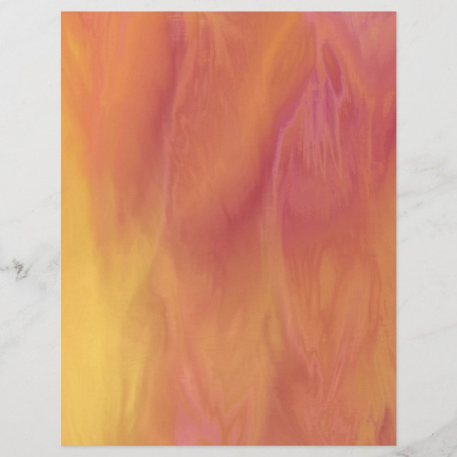ET Sunset Scrapbookspapper Bulk Sidor Reklamblad (Framsidan)