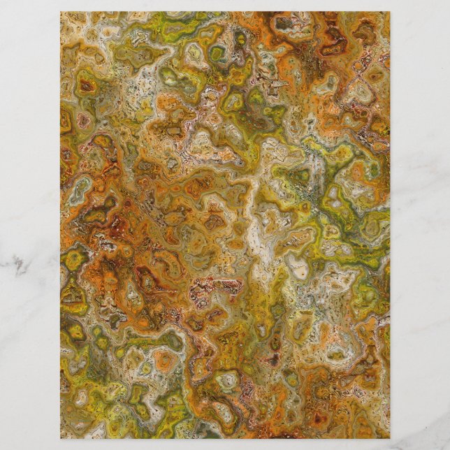 ET Swirly Marble Scrapbook Paper Bulk Pages Reklamblad (Framsidan)