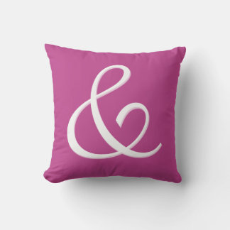Et-tecken Initialbokstav Monogram - kudde