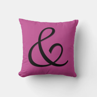 Et-tecken Initialbokstav Monogram - kudde