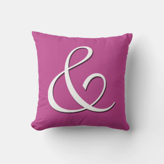 Et-tecken Initialbokstav Monogram - kudde