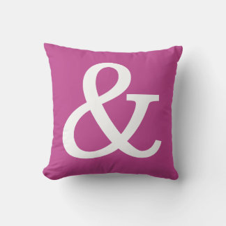 Et-tecken Initialbokstav Monogram - kudde