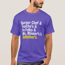 Et-tecken: Minnas Baton Rouge Eateries T-shirt