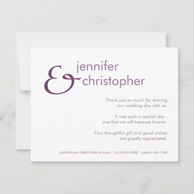 Et-tecken:: Tackkort Tack Kort (Framsida)