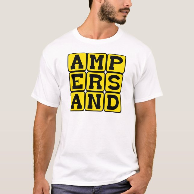 Et-tecken, typ av skiljetecken tee shirt (Framsida)