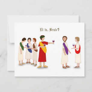 "Et Tu Brute?" Julius Caesar på en fest