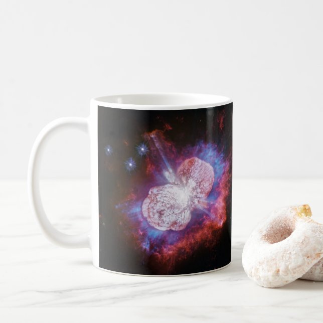 Eta Carinae Binary Star System Fireworks Kaffemugg (Med munk)