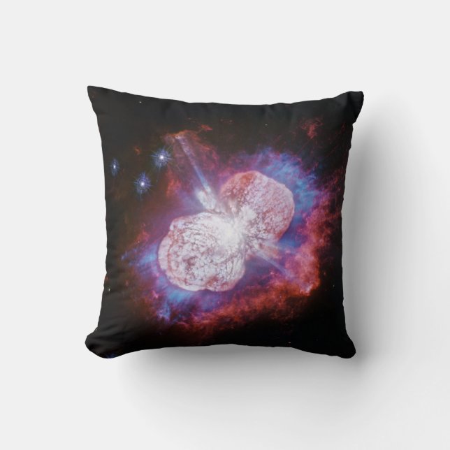 Eta Carinae Binary Star System Fireworks Kudde (Framsida)